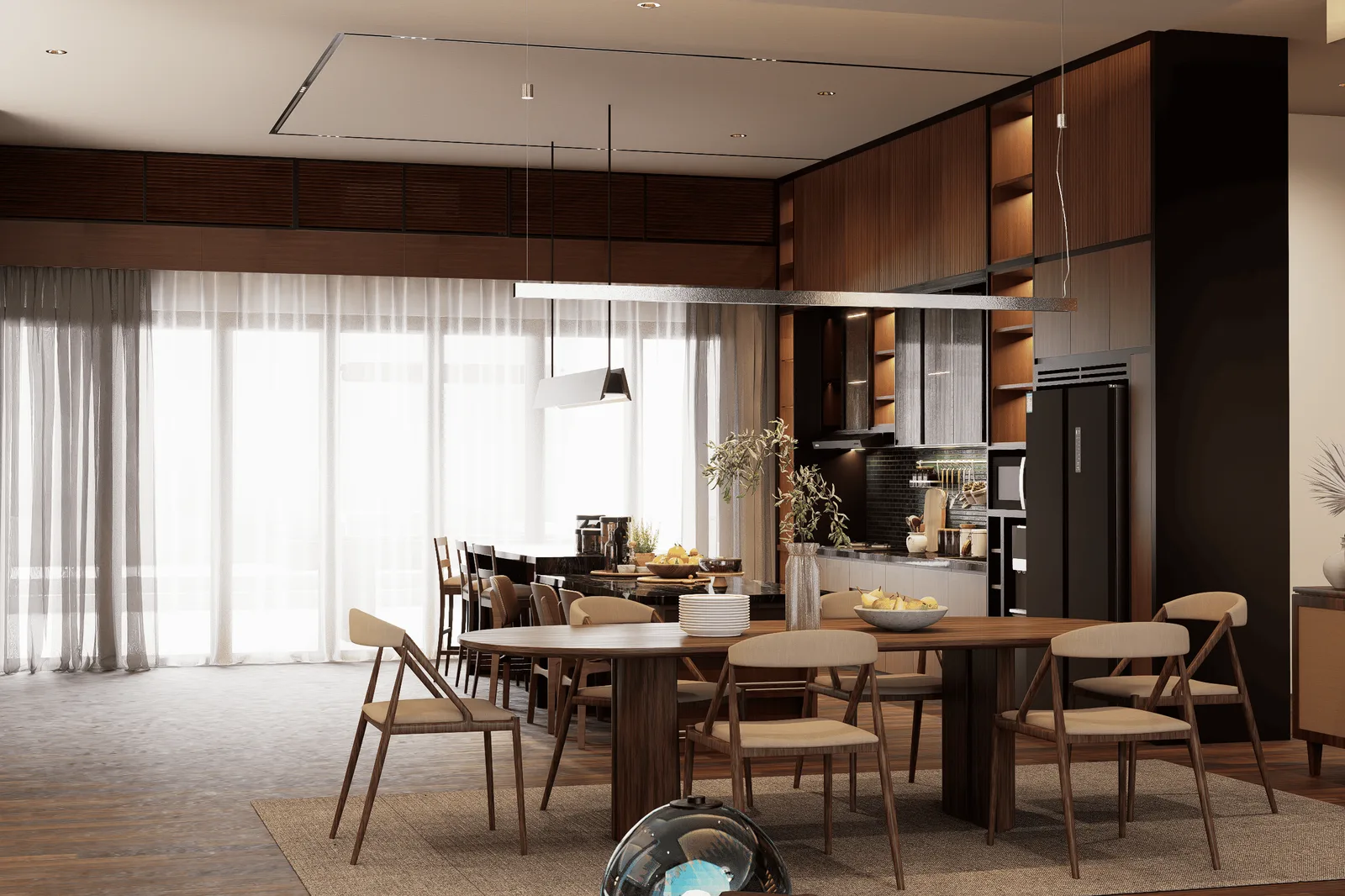 Livingroom + Kitchen