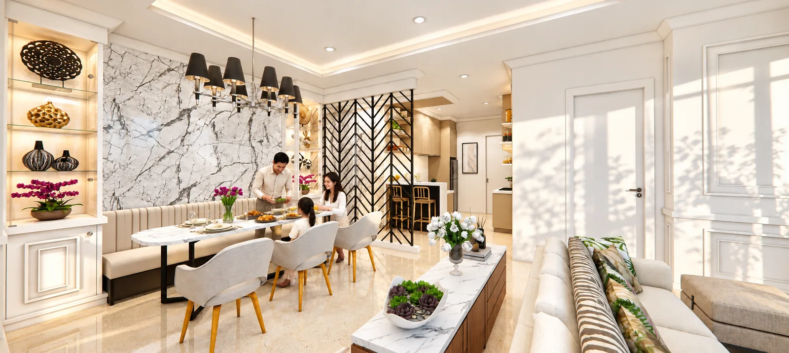 Living Room Apartment in Pondok Indah