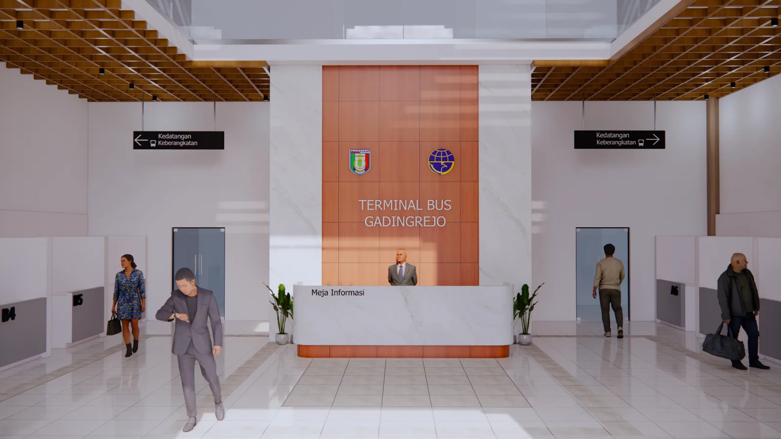 Redesign Terminal Bus Type B Gadingrejo dengan Pendekatan Responsive Environment
