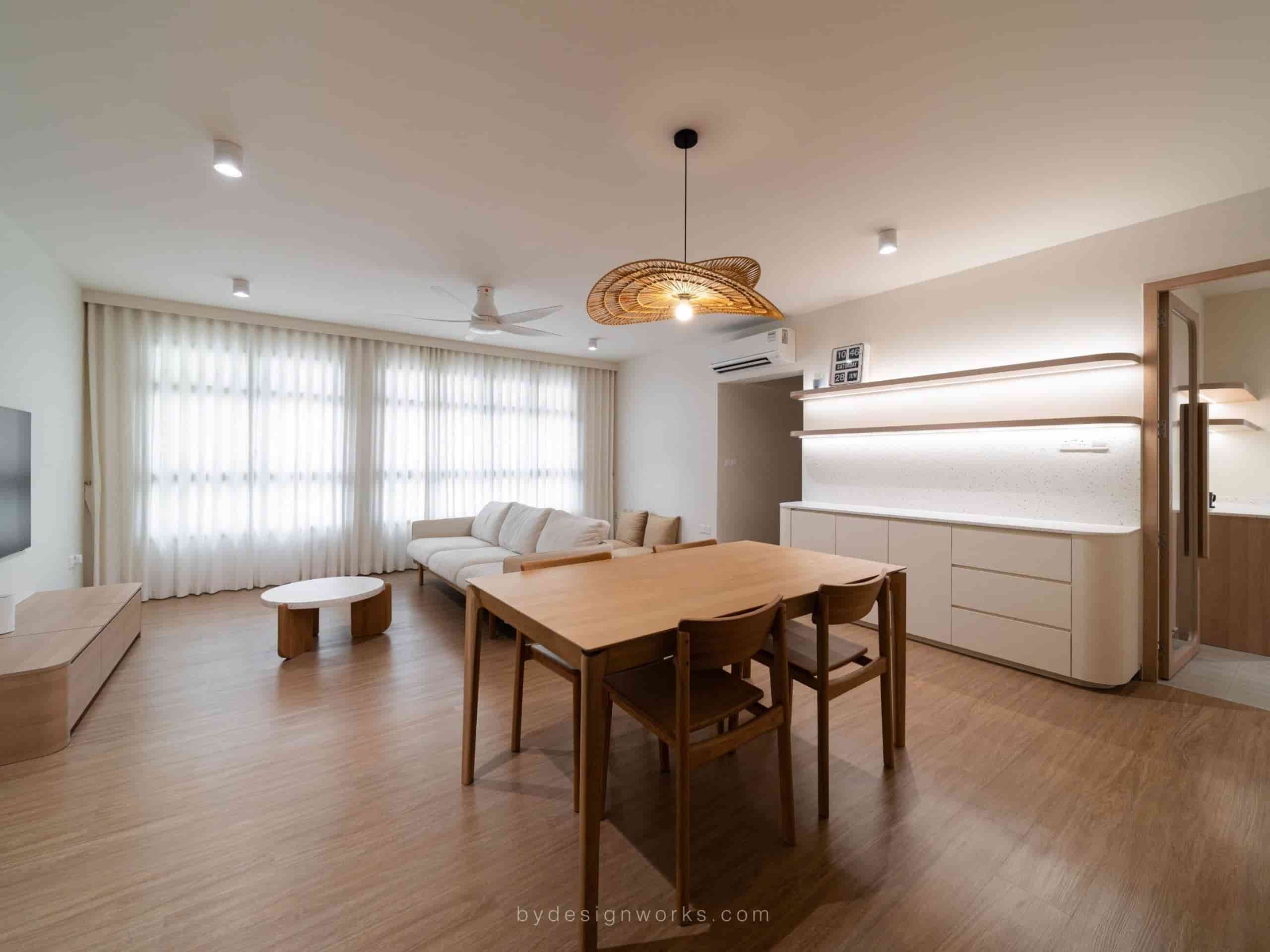 Portofolio Design: Modern Project: 5-Room BTO Location: Grove Spring @ Yishun oleh By Design Works